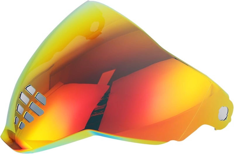 SOMAN Airflite Visor Face Shield Replacement, IC-06 Visors Shield Compatible with IC-06 Airflite UV Protection （Smoke Revo Red） - Image 1